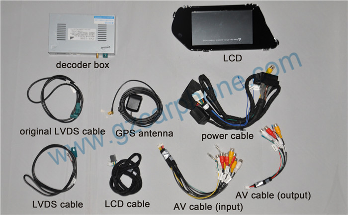 Mercedes benz GLK sat nav packing list