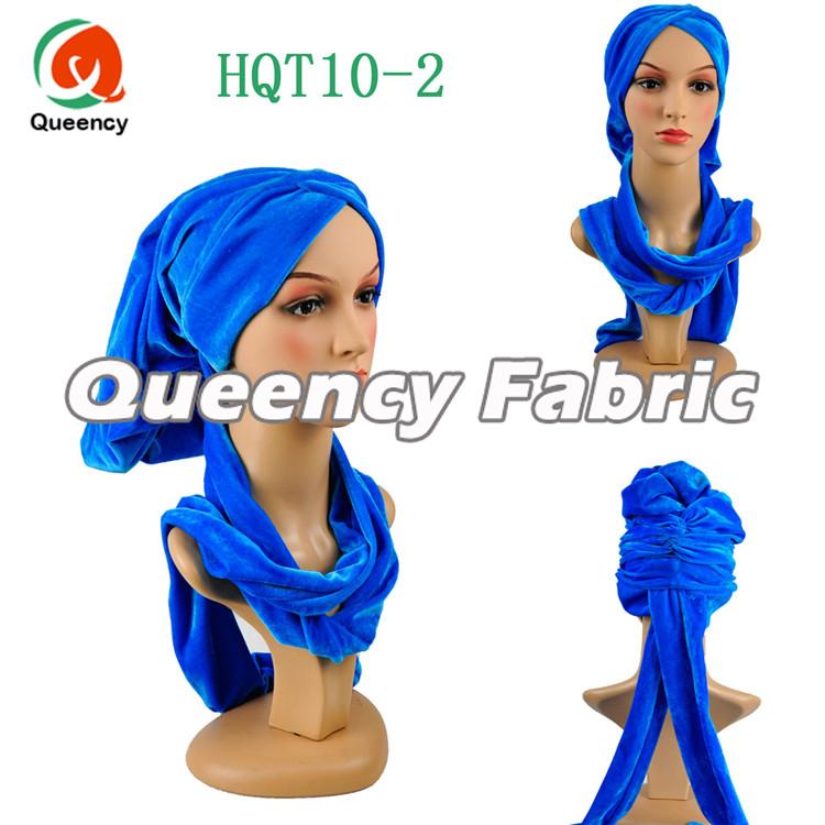 Turquoise Blue Turban Scarf