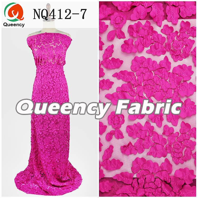 Fushia French Lace