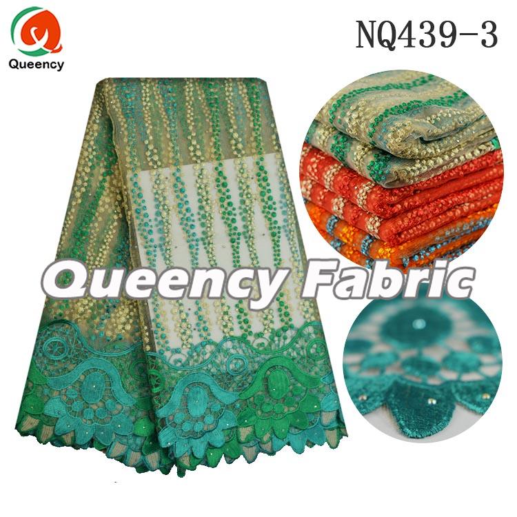 TULLE FABRIC IN GREEN