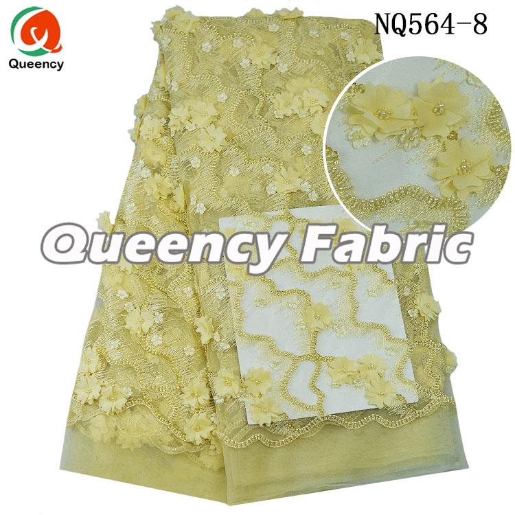 African Luxury 3d Lace Fabric 