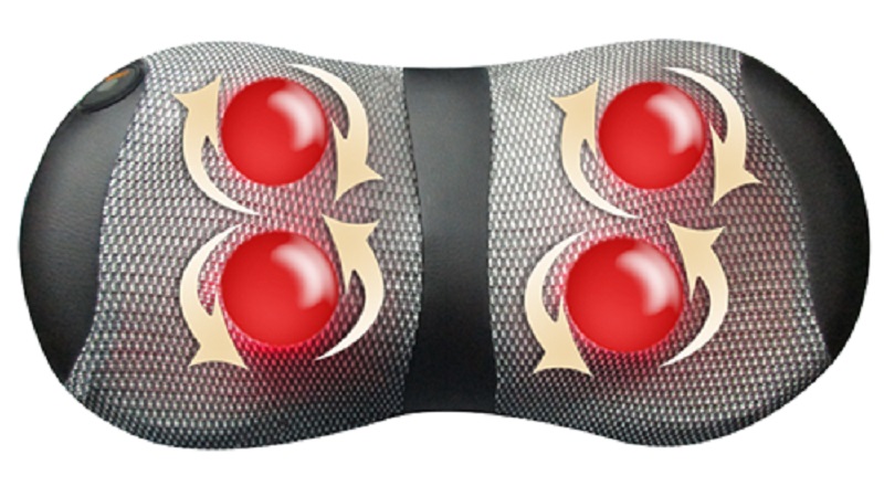 homedics shiatsu massage pillow with heat