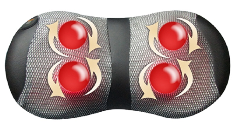 homedics shiatsu massage pillow with heat