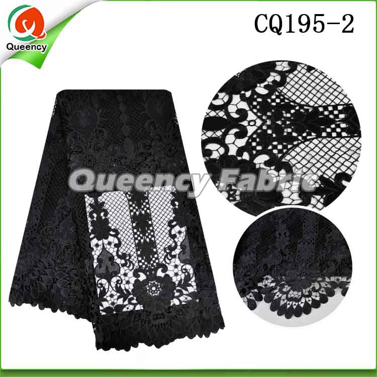 Black Cotton Guipure Lace Black Cotton Guipure Lace