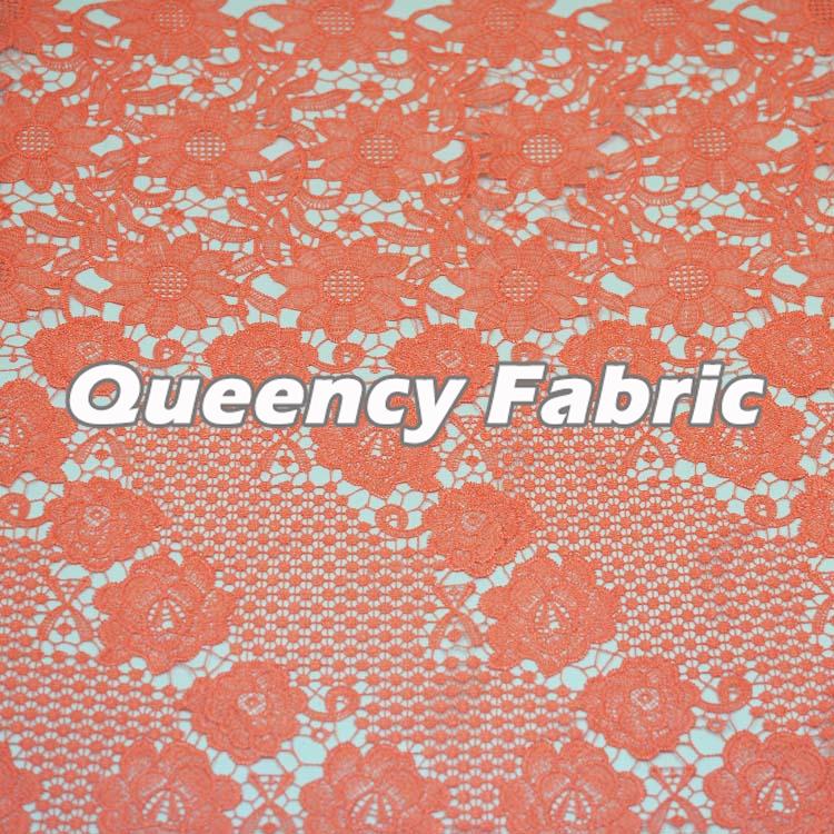 Flower Plain Lace Cotton Cord Fabric Flower Plain Lace Cotton Cord Fabric