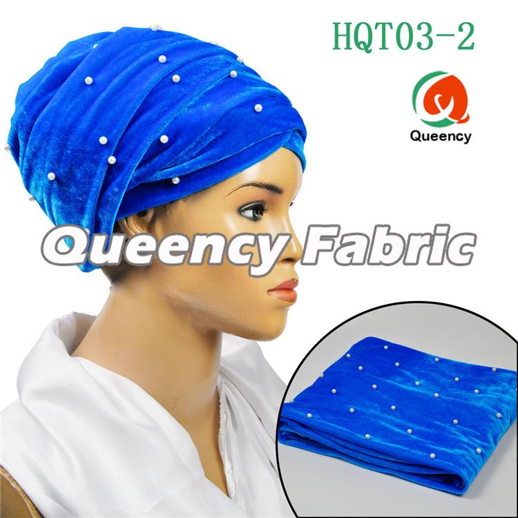 Turquoise Blue Headwrap Turbans