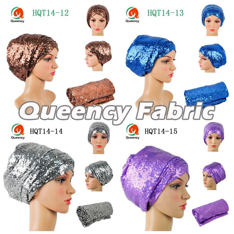 Fashion Turbans Sequins Headtie