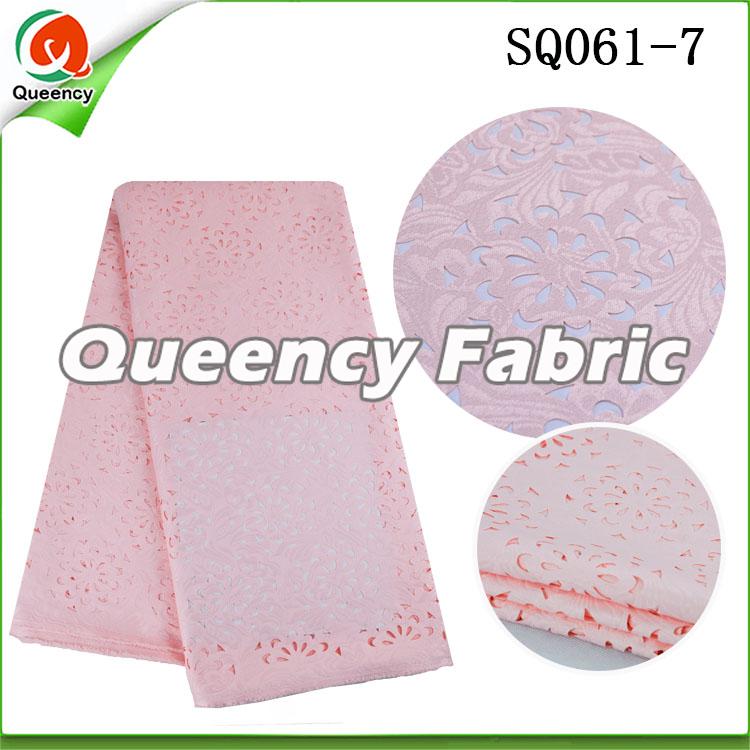 Pink Laser Lace Voile