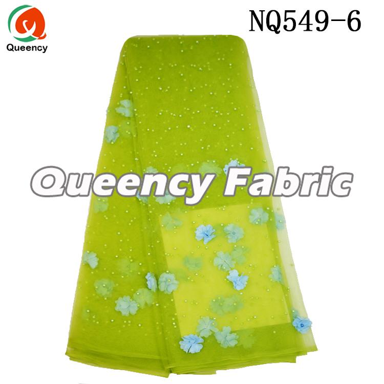 Lemon Lace French Net Soft Fabric 