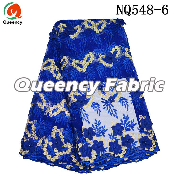 Royal Blue Net Embroidery Royal Blue Net Embroidery