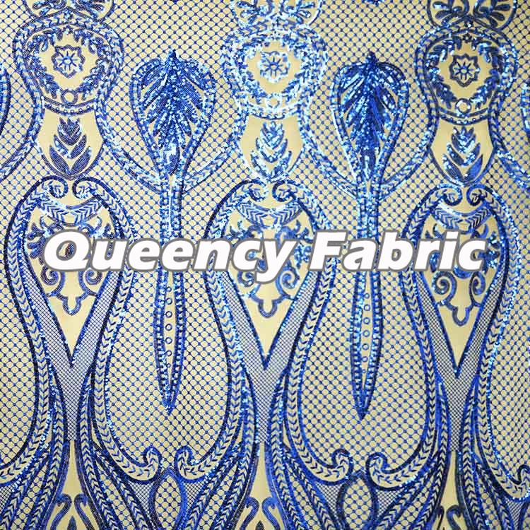 African Sequins Net Lace Fabric African Sequins Net Lace Fabric