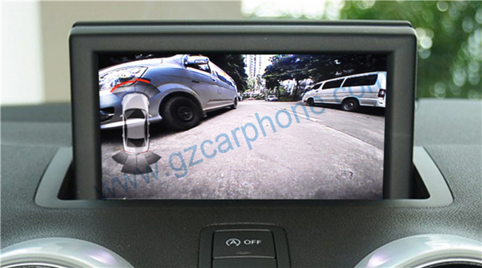 Audi A3 sat nav support front view camera
