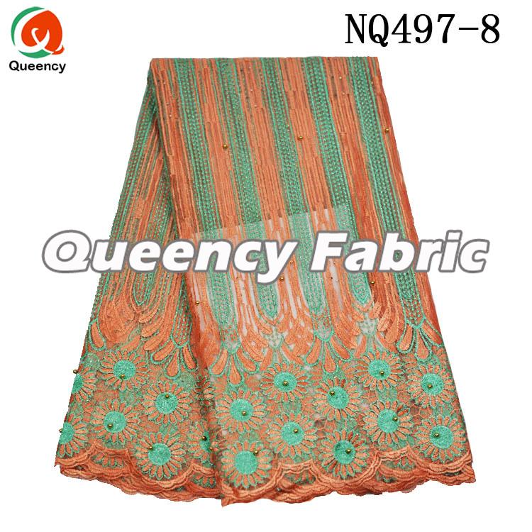 Nigeria Ladies Lace Tulle Material