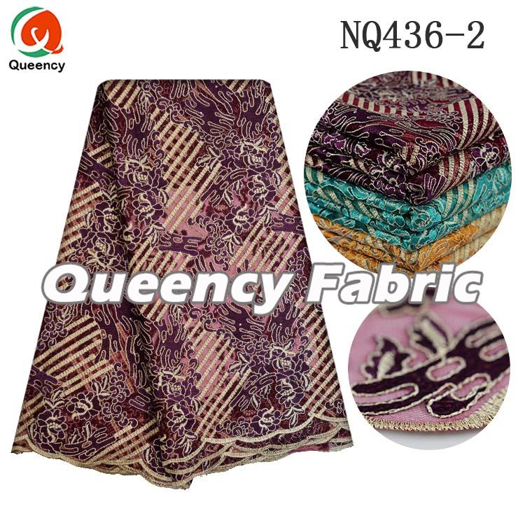 Wine Tulle Beaded Lace African Embroidery Wine Tulle Beaded Lace African Embroidery