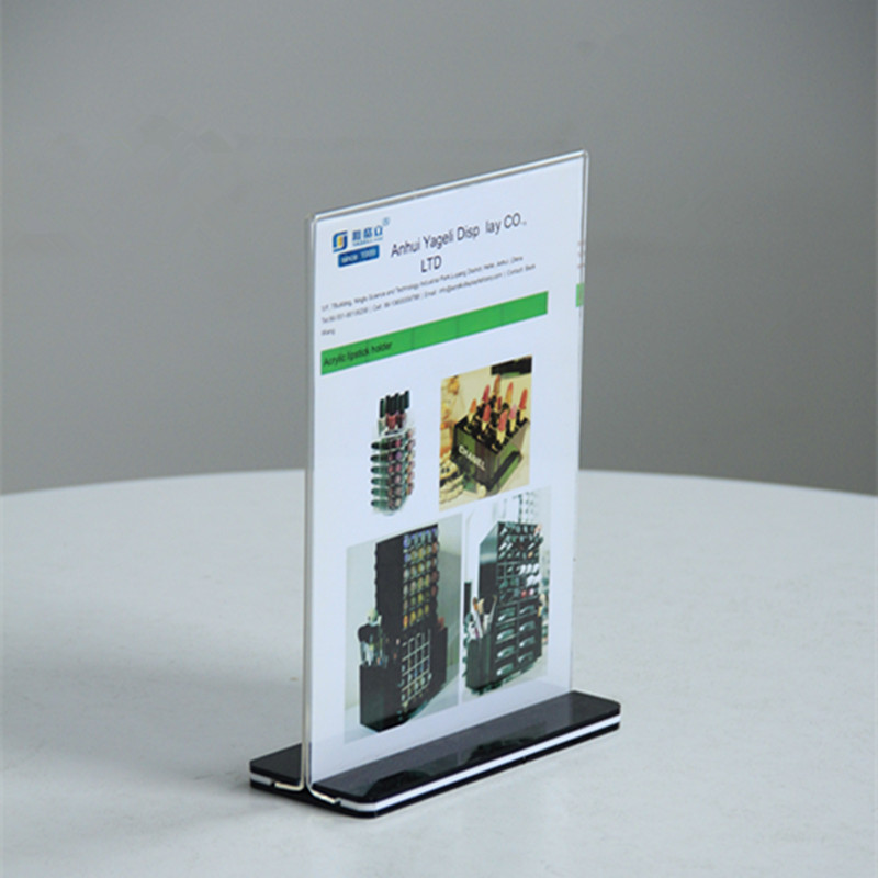 Clear Acrylic Card Sign Holder