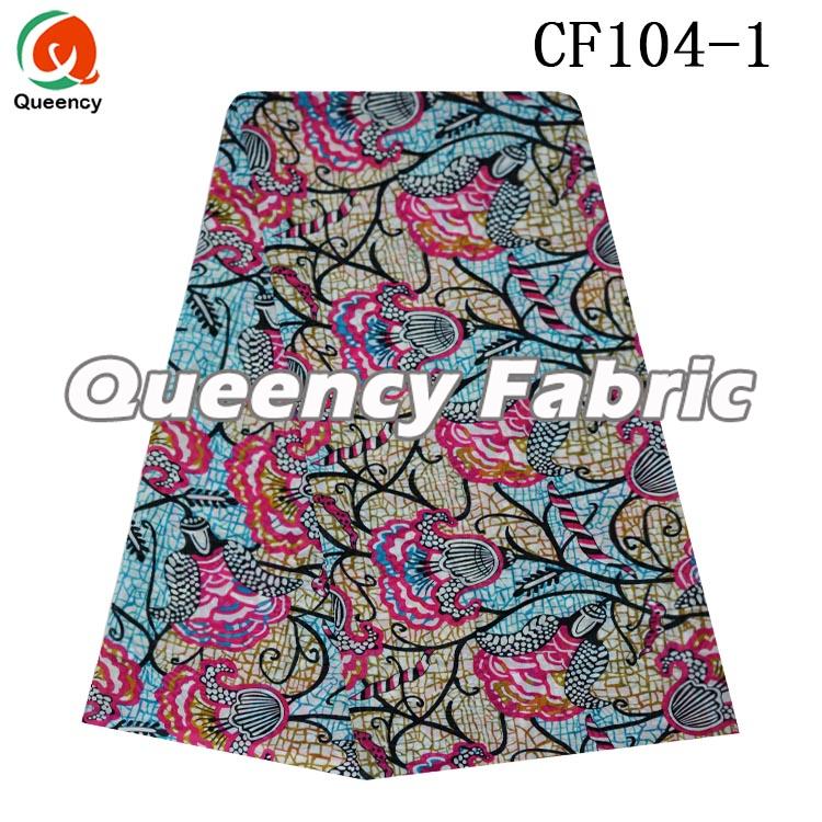 Chiffon Fabric Wax Printed