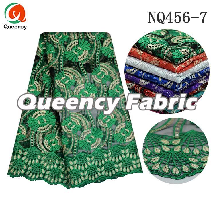 Green Lace Net Embroidery Green Lace Net Embroidery