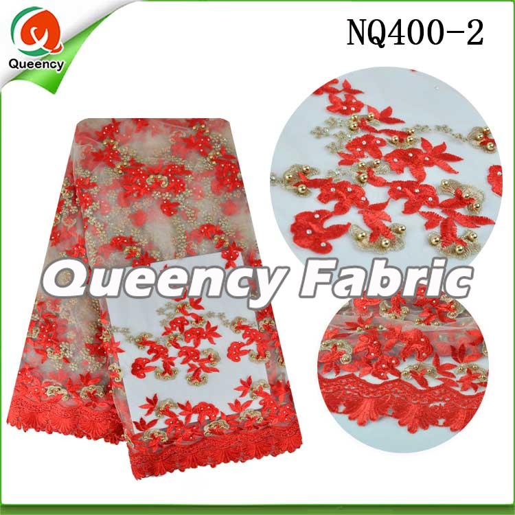 TULLE SOFT LACE IN RED