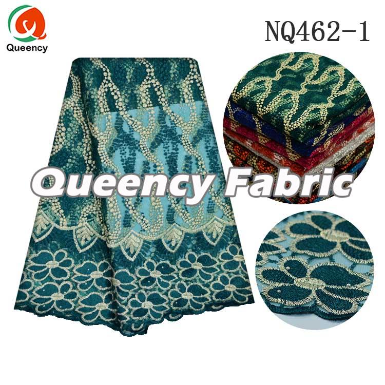 Teal Lace Embroidery French Fabric Teal Lace Embroidery French Fabric
