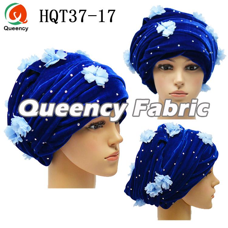 Royal Blue Stretch Turban Head Tie 