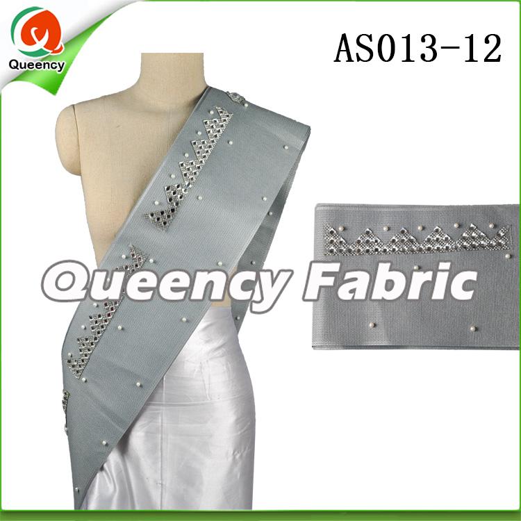 ASO OKE HEADTIE IN GREY ASO OKE HEADTIE IN GREY