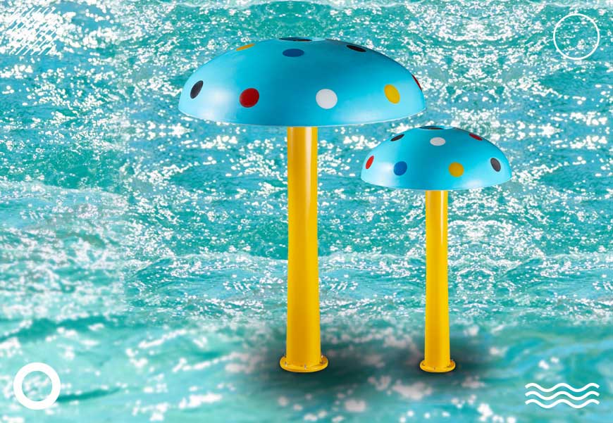 fiberglass water mushroom