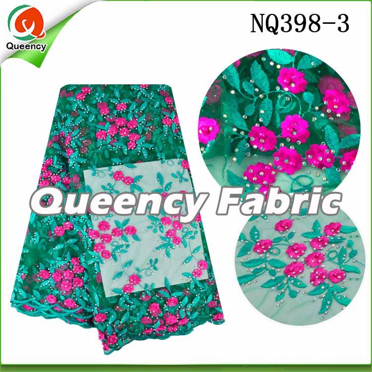 Nigeria French Lace In Teal Nigeria French Lace In Teal