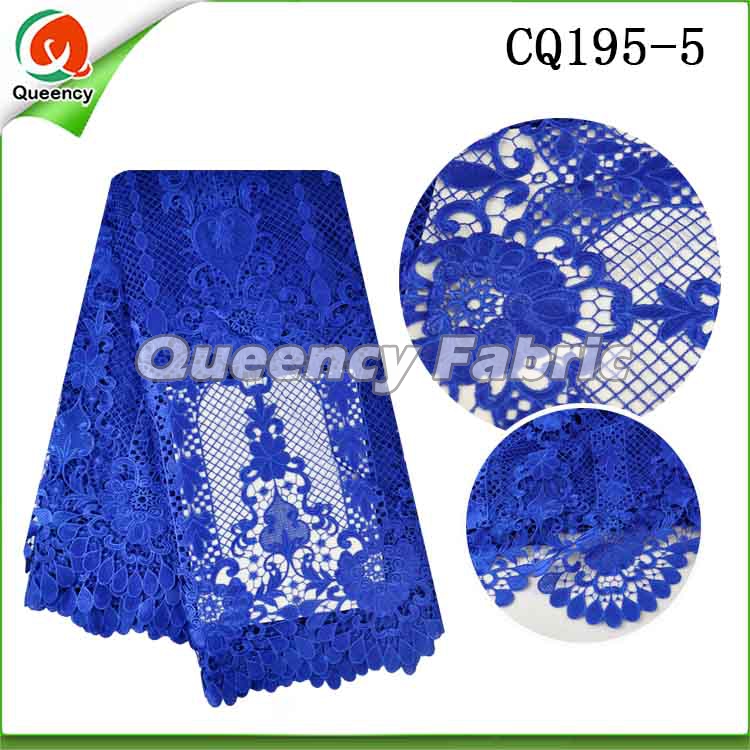 Royal Blue Cotton Guipure Lace Royal Blue Cotton Guipure Lace