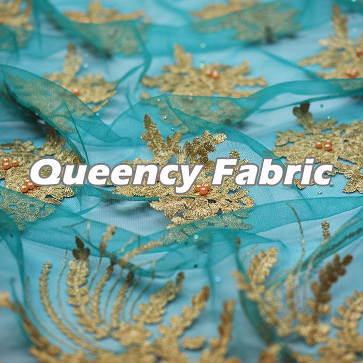 Wholesale Beaded Lace French Embroidery