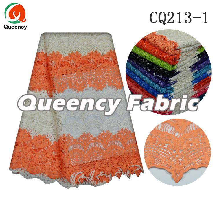 Chenical Fabric Lace In Peach