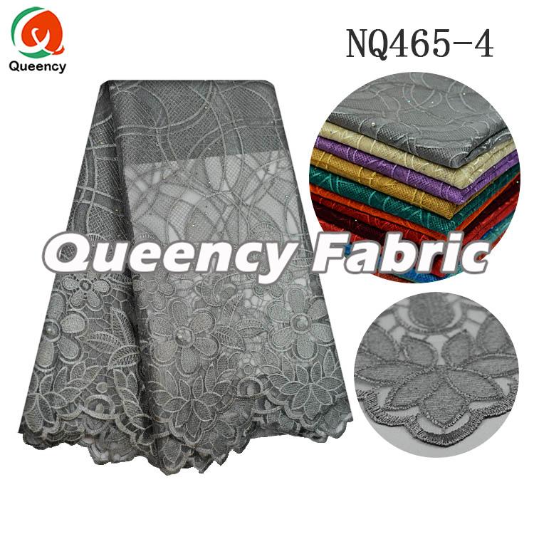 Beaded Netting In Grey Beaded Netting In Grey