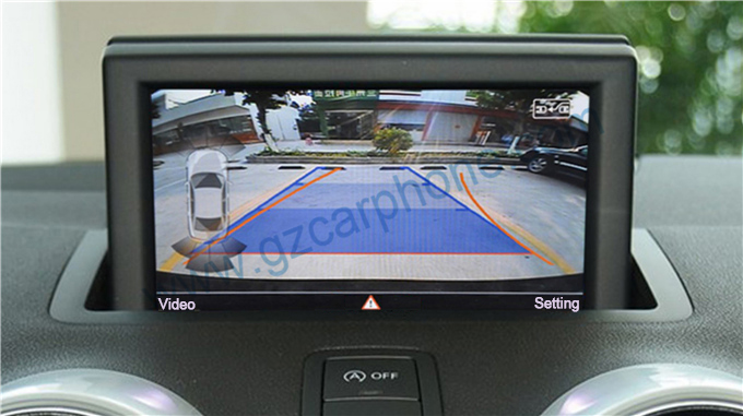 Audi A1 sat nav support back up camera and radar information display