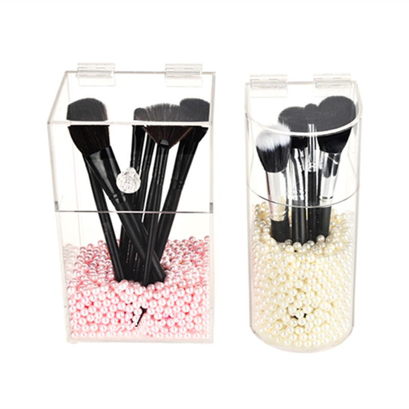 Perspex Jewelry Organizer Brush Holder