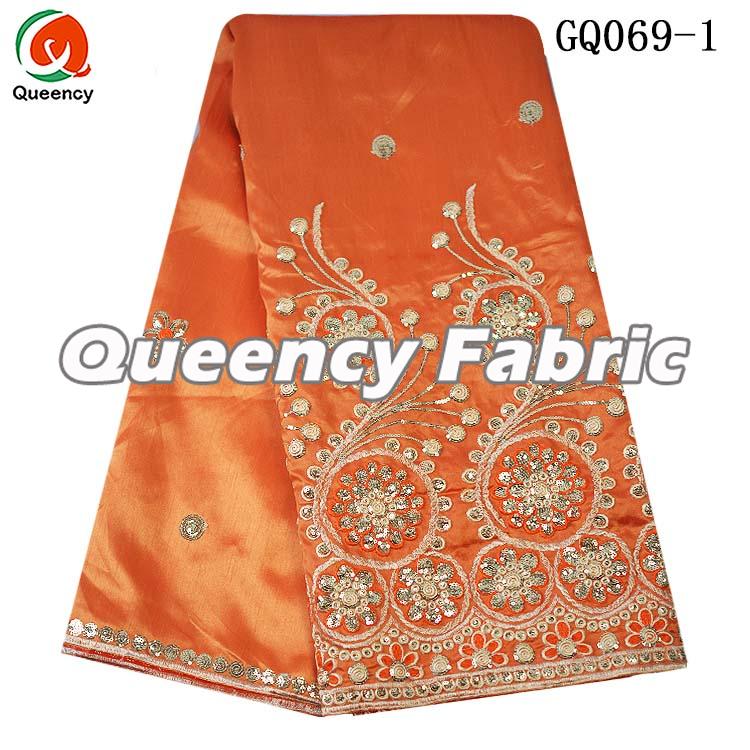 African George Fabric In Orange African George Fabric In Orange