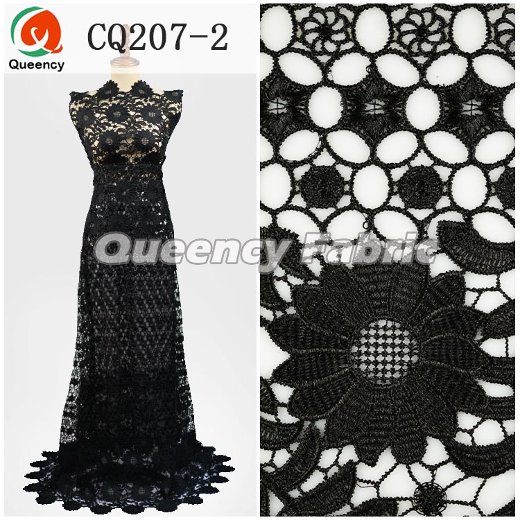 Black Nigerian Cord Lace Dress Styles Black Nigerian Cord Lace Dress Styles