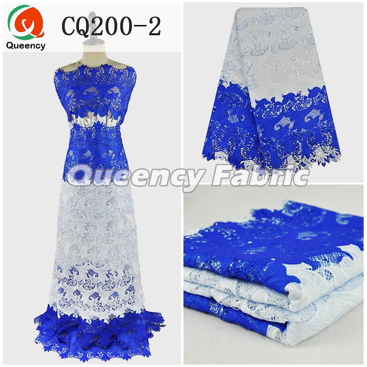 Latest Cord Lace Styles In White And Royal Blue Latest Cord Lace Styles In White And Royal Blue