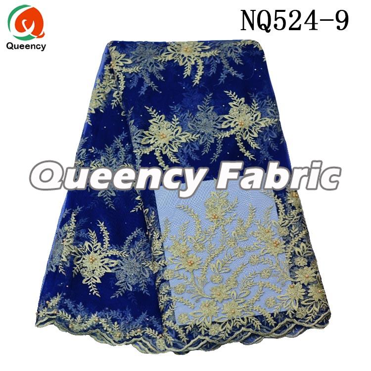 Royal Blue French Chantilly Lace 