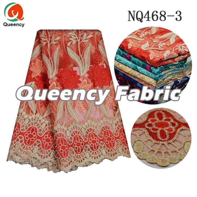 Red Tulle Embroidery Lace Red Tulle Embroidery Lace