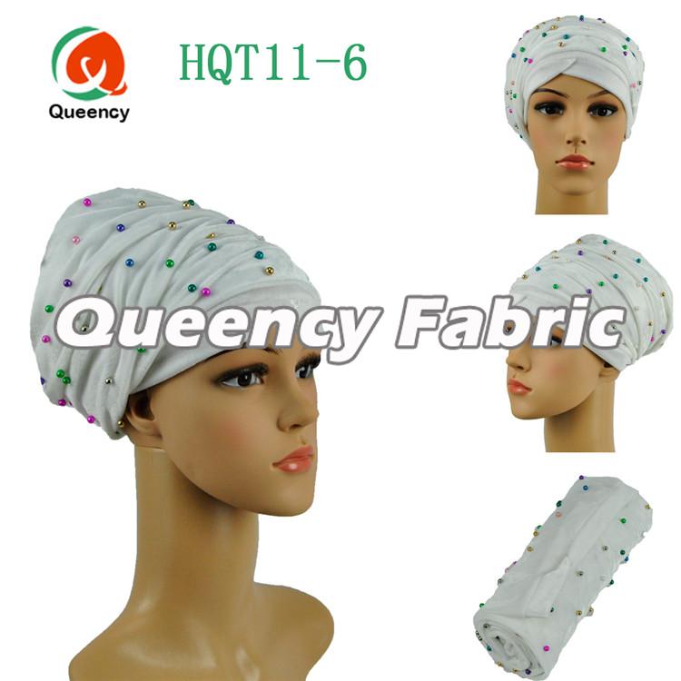 White Headtie Turban Wrapper