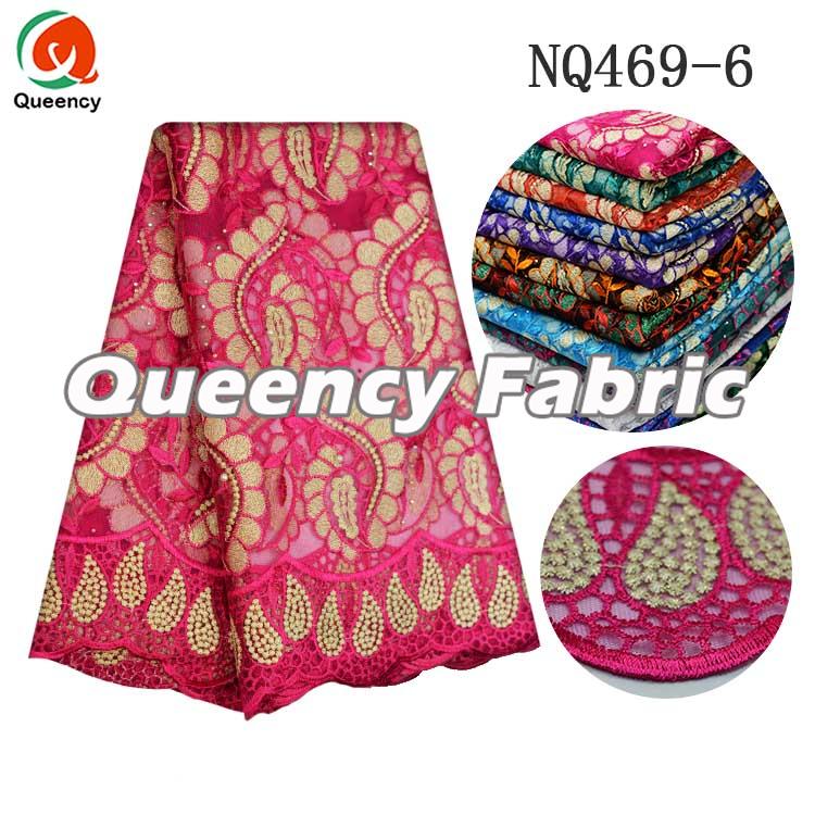 Fushia Lace Nigeria Tulle Material Fushia Lace Nigeria Tulle Material