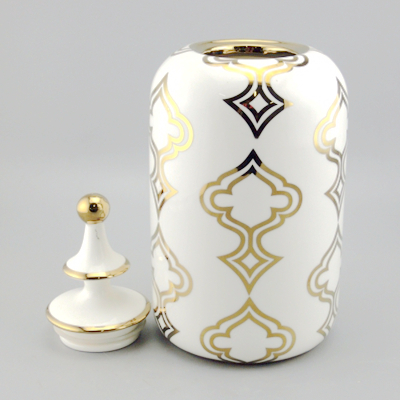 white ceramic jar white ceramic jar