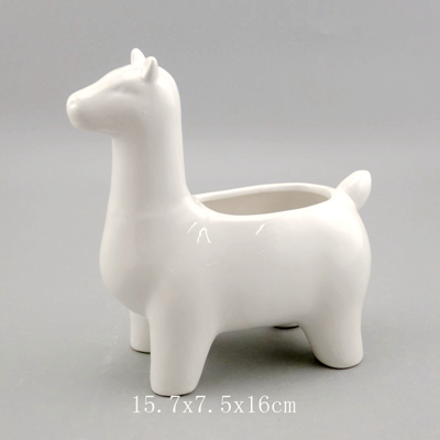 white planter ceramic