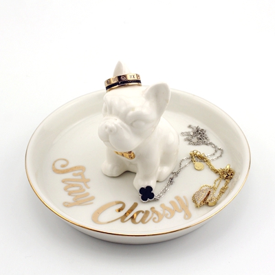 stoneware dog ring holders stoneware dog ring holders