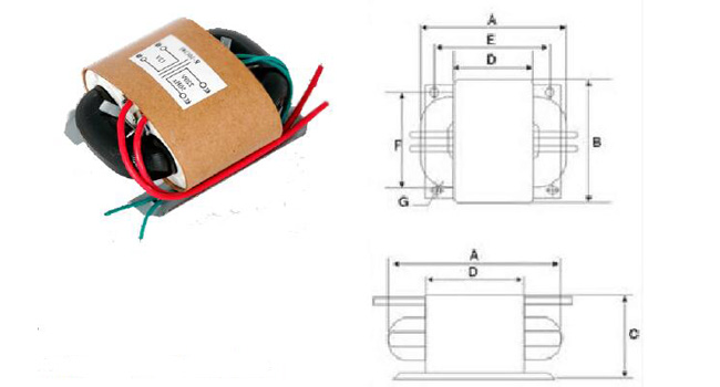 Factory supply high quality R type transformer