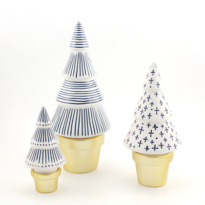 porcelain christmas tree