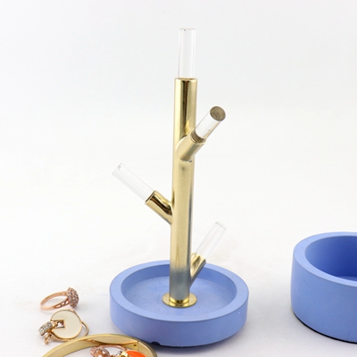 Wood Cone Ring Display Wood Cone Ring Display