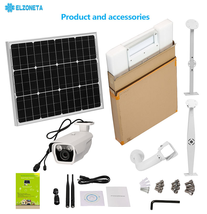 1080P Outdoor Solar Powered Wireless Camera