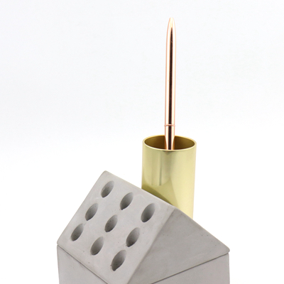 Chrome Concrete Desk Accessories Chrome Concrete Desk Accessories