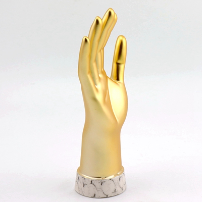 White Hand Ring Holder