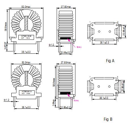 Different Size Inductor Common Mode Choke with Base High Quality and Good Price